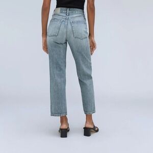 Everlane The Way-High Jean Womens Size 25 Indigo Blue 100% Organic Cotton